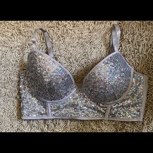 H&M sequin bra